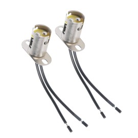 SCUARI Car Light Bulb Socket,LED Bulbs Socket,Car Accessories 1157 LED Bulb Lamp Socket Adapter,BAY15D Bulb Light Lamp Socket Adapter with Wire Connector,Suitable for Cars,Trucks (BAY15D(1157))