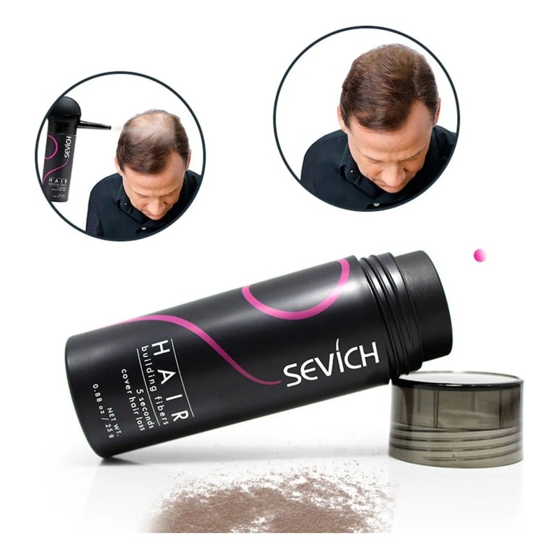 Mokasi Sevich 25gr. Bote Fibras Capilares Calvicie Cabello