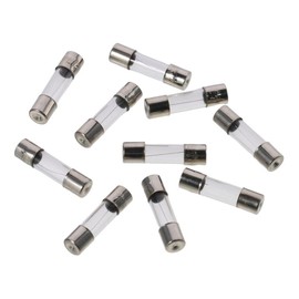 SSHHUI 10PCS Party Light Fuse, 3A 125V Fast Fuse Suitable for Home Appliances Car Charger