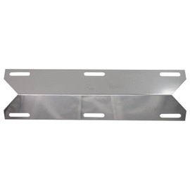 BBQ Grill Heat Shield Plate Tent Replacement Parts for Permasteel PG-50506-SRLA - Compatible Barbeque Stainless Steel Flame Tamer, Guard, Deflector, Flavorizer Bar, Vaporizer Bar, Burner Cover 15"