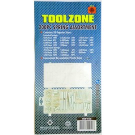 Toolzone 200pc Springs in Poly Case