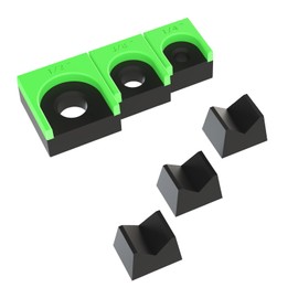 LookFox Ratchet Organizer Kit - 3 Pack Set, with Strong Magnets, Ratchet Organizer for Tool Box Drawer, Keep Tools Organized, for Garage, Workshop (Green/Black)