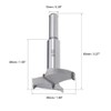 Boxonly Woodworking Hole Opener Drill Bit 48mm Forstner Drill Bits