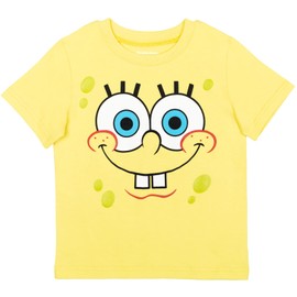 Spongebob Squarepants Big Boys 2 Pack Graphic T-Shirts Yellow/Aqua/White 10-12