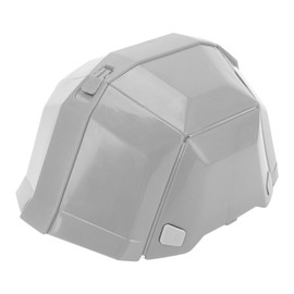 Foldable Helmet, Easy Use High Strength Head Protection Plastic Safety Helmet For Vehicle Cycling Sports (Gray)