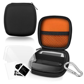 NICEDACK Hard Shell Protective Case for Bosch Intuvia, E-Bike Computer Display Protective Bag, Waterproof Screen Protector Bag with Carabiner & Screen Protector (Pack of 2, Black)