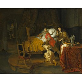 Trinity Stores Religious Art Giclee Print - 11x14 St. Isaac Blessing St. Jacob by Museum Art Classics