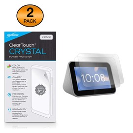 BoxWave Screen Protector Compatible with Lenovo Smart Clock - ClearTouch Crystal (2-Pack), HD Film Skin - Shields from Scratches