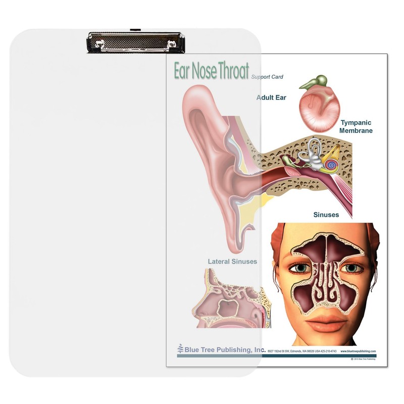 Ear Nose and Throat Insert Clipboard