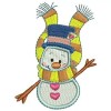 Threadart Embroidery Design Set - Snowmen(1) - 10 Designs -