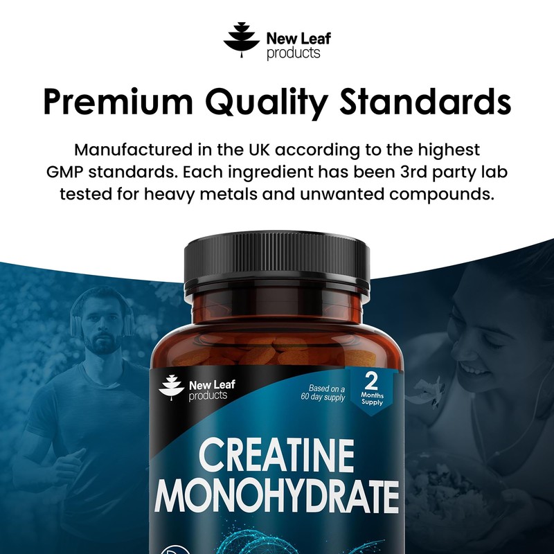 Creatine Monohydrate Tablets 3000mg - 360 Creatine Tablets (3 per