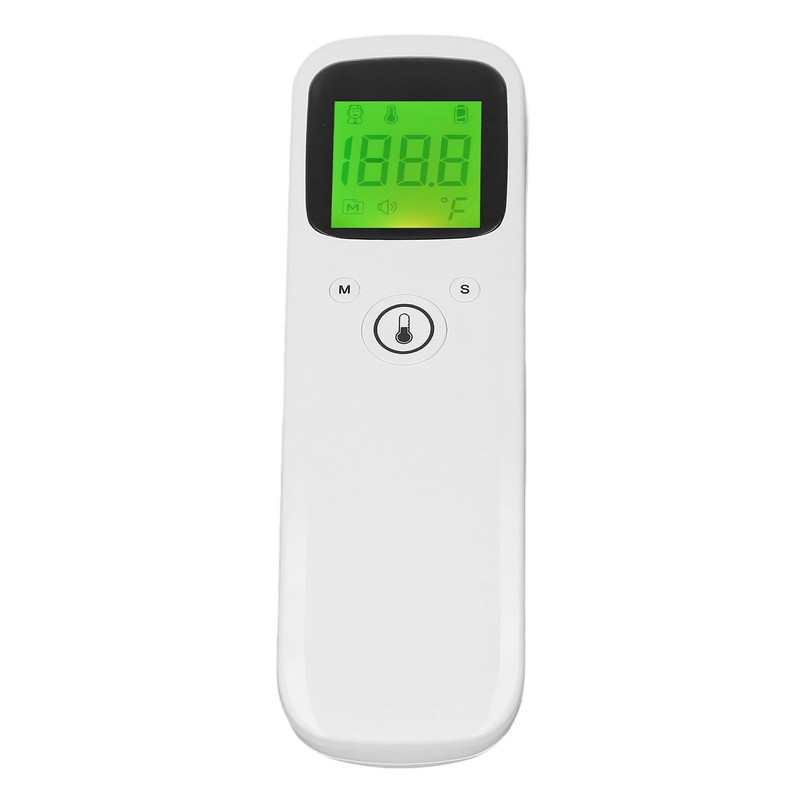 Forehead Thermometer White Large Display Memory Function Handheld Infrared Baby