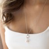 Kit Heath Revival Pearl Link Drop Necklace – Sterling Silver