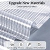 Windimiley Window Privacy Film 3D Reeded Glass Static Clings Fluted