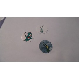 Unbranded Pre Cut One Inch Bottle SPONGEBOB PLANKTON Free Shipping - photo, 15 images