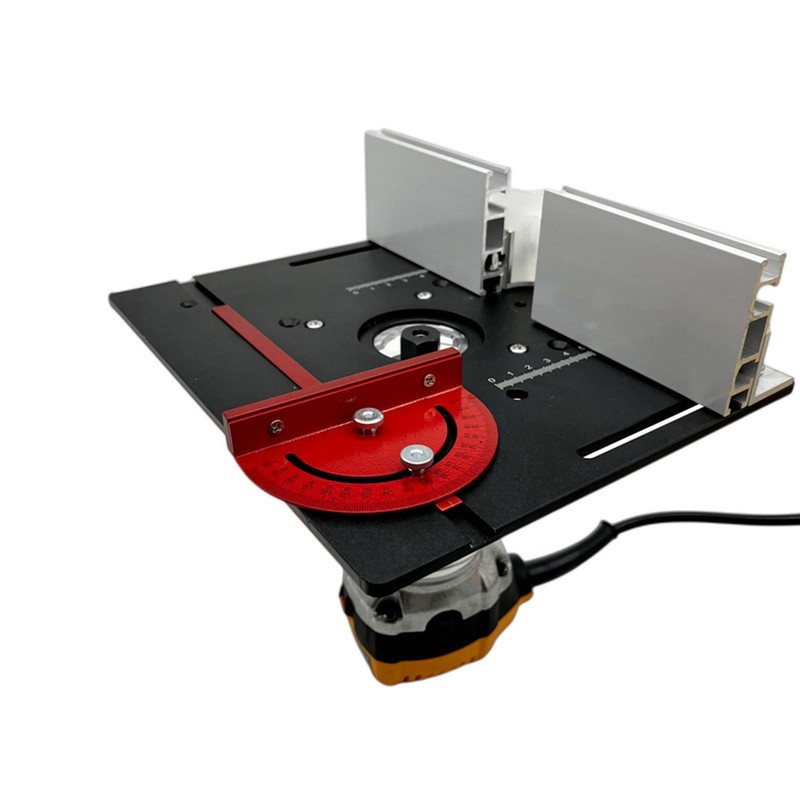 Router Table Insert Plate Aluminum Alloy Wood Milling Flip Board