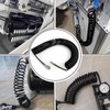 TAILONZ PNEUMATIC Black 10M PU Air Spiral Hose with 8