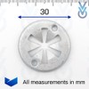 VVO Fasteners Metal Underbody Shields and Insulation Panel Fastener Washer,
