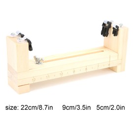 plplaaoo Paracord Bracelet Kit,Wooden Paracord Jig Bracelet Wristband Maker,Adjustable Length Bracelet Maker DIY Craft Tool for Parachute Cord Braiding Weaving