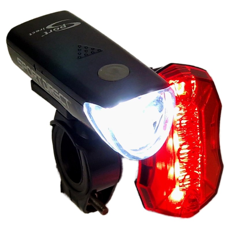 Sport Direct Mega White LED + 5 SMD Bike Light