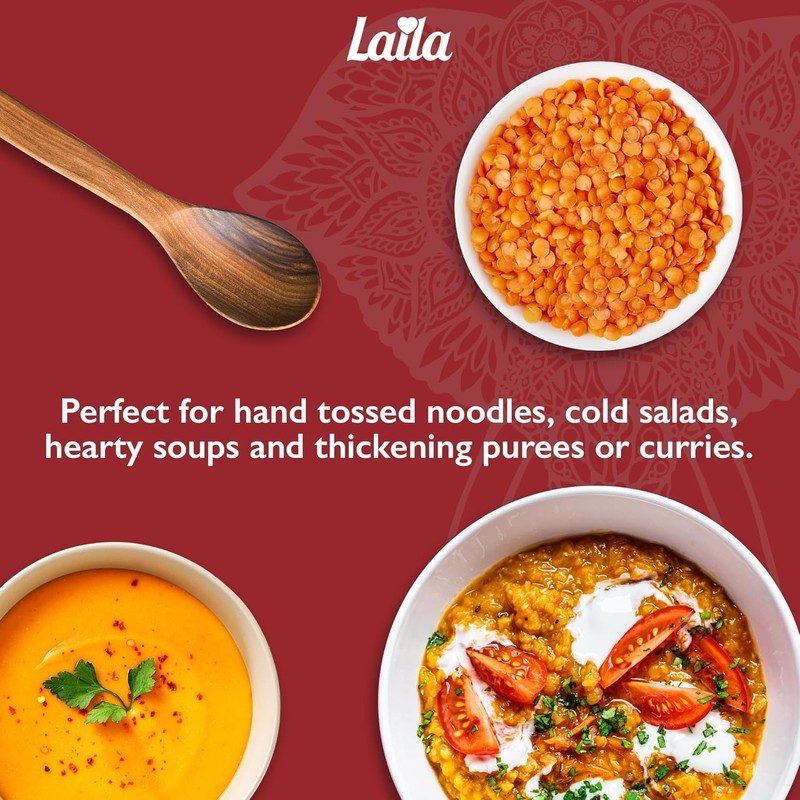 Laila Red Split Lentils 500g (Pack of 1)