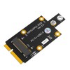 M.2 Key B to Mini PCI-E Adapter with Dual Nano