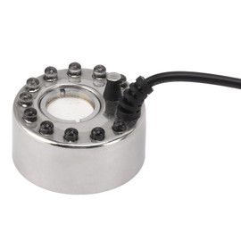 Pwshymi LED Mist Maker with LED Changing Light, Technology Fog Maker for Pond Rockery Water Fountain, Enhance The Ambiance