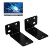 Alyphyly Universal Wall Mount with Hardware Kit Bracket Sound Bar