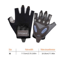 Gym Workout Glove, Professional Ventilated Weight Lifting Gym Workout Gloves Weight Lifting Gloves with Wrist Support for Gym Training for Women Fitness, Exercise, Hanging, Pull ups (Grey)