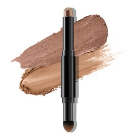 GEUUFEA Matte and Glitter Eyeshadow Stick, Waterproof Cream Eyeshadow Pencil, Long Lasting Eyeshadow Stick Crayon, Smooth Eye Brightener