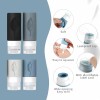 19 Botellas De Kit De Viaje Portátiles Contenedores Silicona