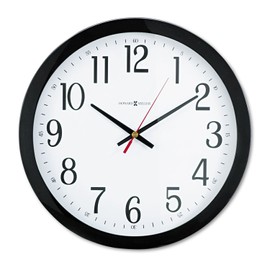 Howard Miller 625166 Gallery Wall Clock, 16-Inch, Black