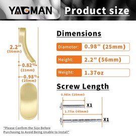 Yagman 10 Pack Kitchen Cabinet Handles Brushed Gold Drawer Knobs Modern Dresser Knobs Satin Gold Single Hole Knobs for Home Improvement Farmhouse Cupboard Hardware Funky Bathroom Knobs MZ10