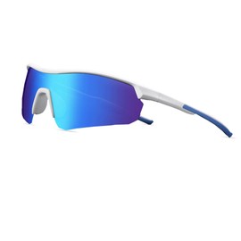 JINGTOPS Children's Sunglasses Youth Cycling Sunglasses for Boys Girls (Blue)
