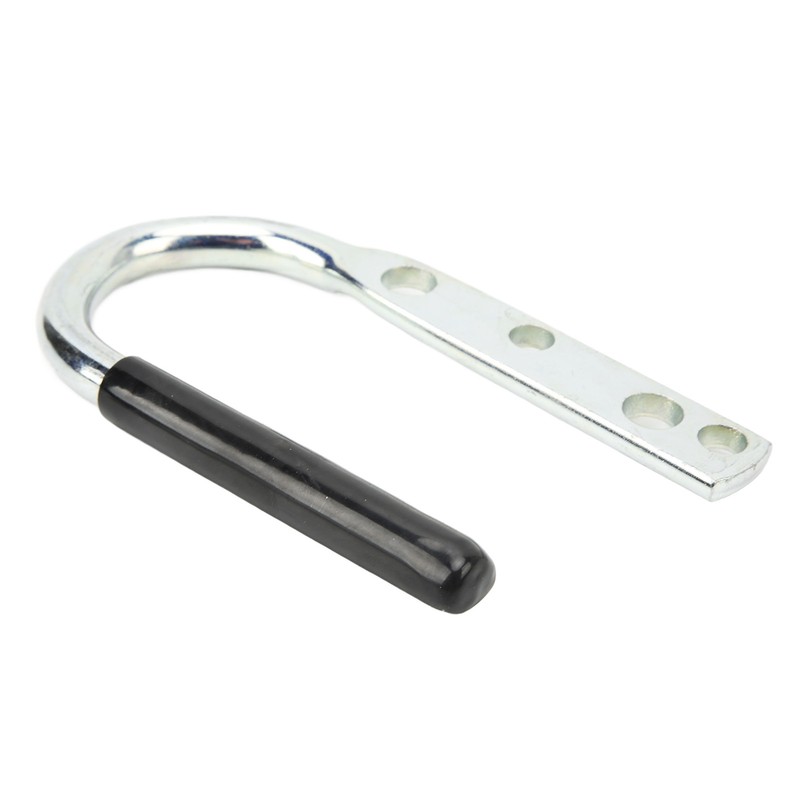 Trailer Coupler Lift Handle Galvanized Steel Rubber Tongue Handle for
