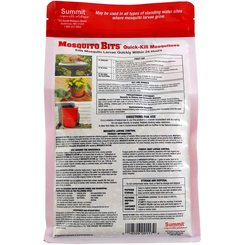 Summit Responsible Solutions Mosquito Bits - Quick Kill, 60-Ounce (2
