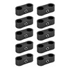 10PCS Hose Separator Clamp 4AN Aluminum Alloy Universal Oil Line