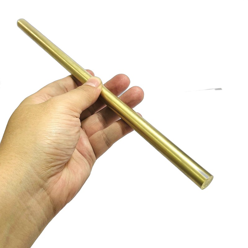 1PCS ZQToday Solid Brass Rods 1/2 x 12 Inch Brass