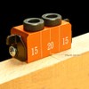 O'SKOOL 10mm Solid Aluminum Doweling Jig kit Kit with Laser