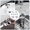 Pack of 10 Sink Overflow Covers, Round Universal Sink Overflow
