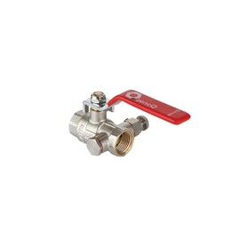 zencQ Ball Valve with Drain 1/2 Inch FF