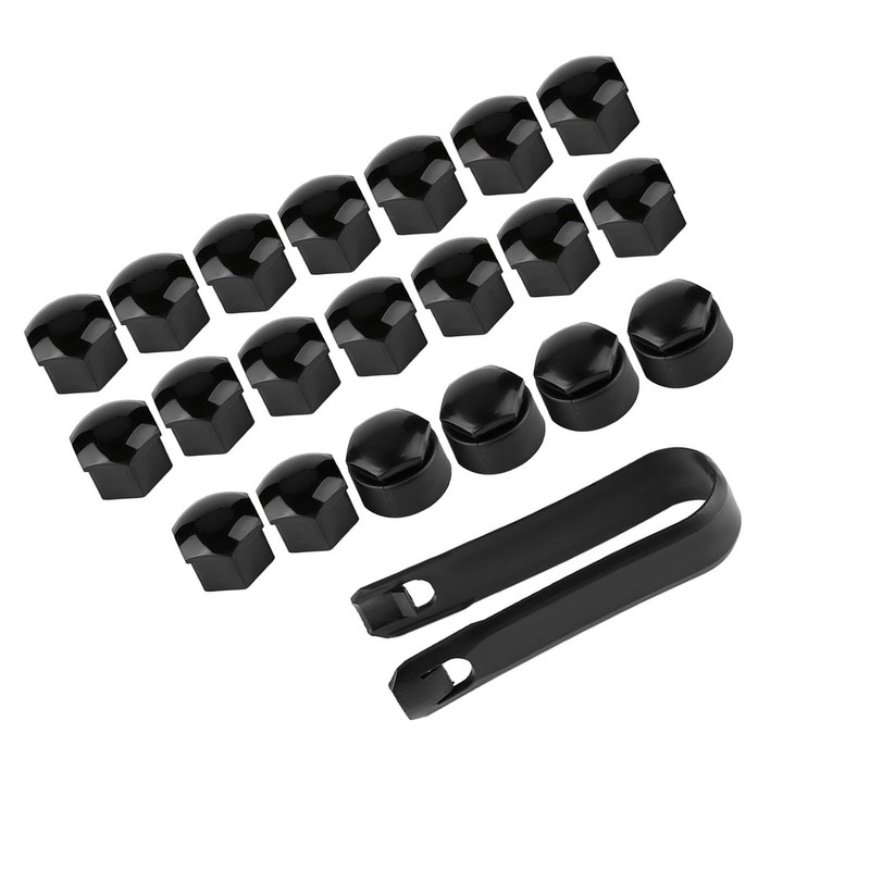 Car Wheel Nut Protection Cover Cap Anti-Theft 20pcs 17mm Screw