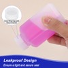 PATIKIL Reagent Bottles, 6 Pcs 100ml HDPE Narrow Mouth Square