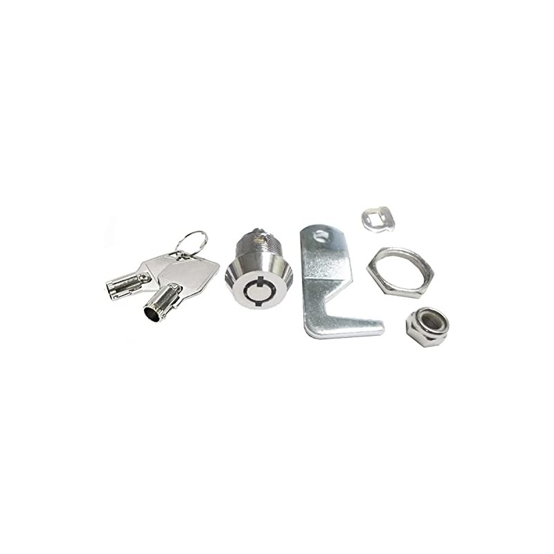 Homak Replacement Lock - Tubular Cam Lock 2 Keys Each