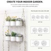 Sumerflos Acrylic Window Boxes Window Plant Shelves 2 Tier -
