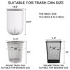 6 Gallon Small Clear Office Trash Bags, Wastebasket Trash Can