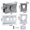 IHKFILAN Retractable Clothesline Indoor, Stainless Steel Retracting Washing Line, Non-Sagging