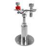 QWORK Adjustable Stainless Steel Pipe Support Bracket Kit - Compatible