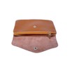 Sakura High-Quality Classic Women's Wallet Grained Leather, Cognac, Classic