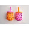Cognikids Sip Straw and Lid Accessory Pack (Tangerine/Flamingo)
